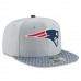 Youth New England Patriots New Era Silver 2017 Sideline Official 9FIFTY Snapback Hat 2756265